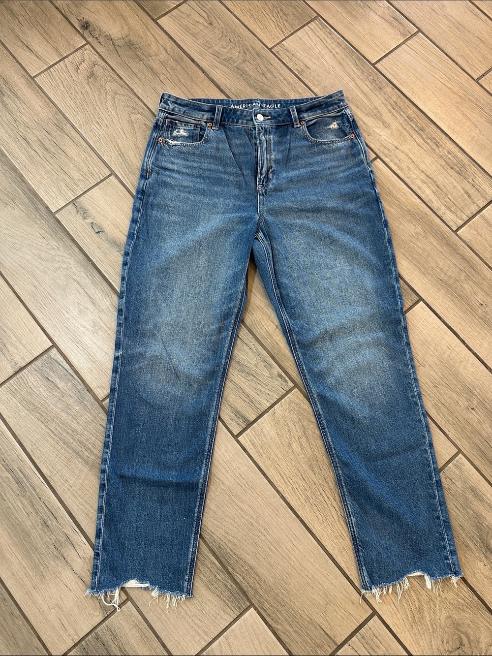 American Eagle Outfitters Strigid Mom Jeans 10 Regular